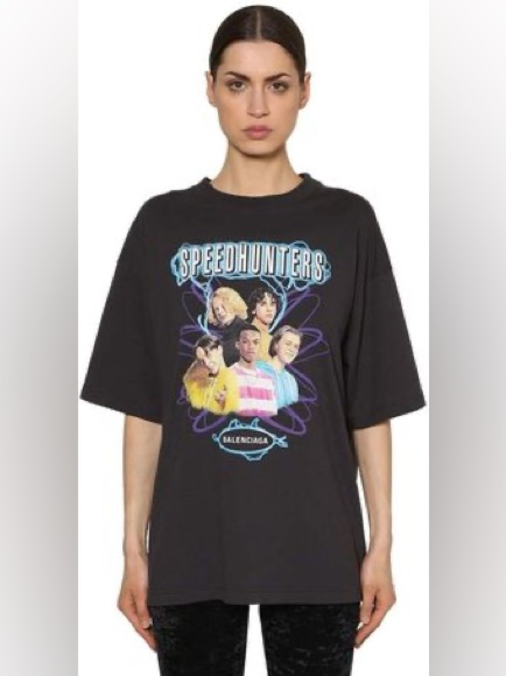 Fashion “Balenciaga”Speedhunters Tee with Multicolor Portrait Sz M
(Sep A-2)